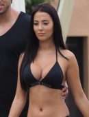 Yazmin Oukhellou Booty in Bikini at a Pool in Marrakesh