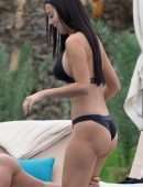 Yazmin Oukhellou Booty in Bikini at a Pool in Marrakesh