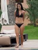 Yazmin Oukhellou Booty in Bikini at a Pool in Marrakesh