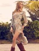 Abbey Clancy in X Lipsy Range Golden Hour Girl 2019 Photoshoot