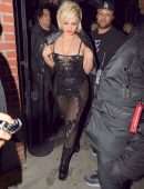 Bebe Rexha in See-through Dress, Out in West Hollywood