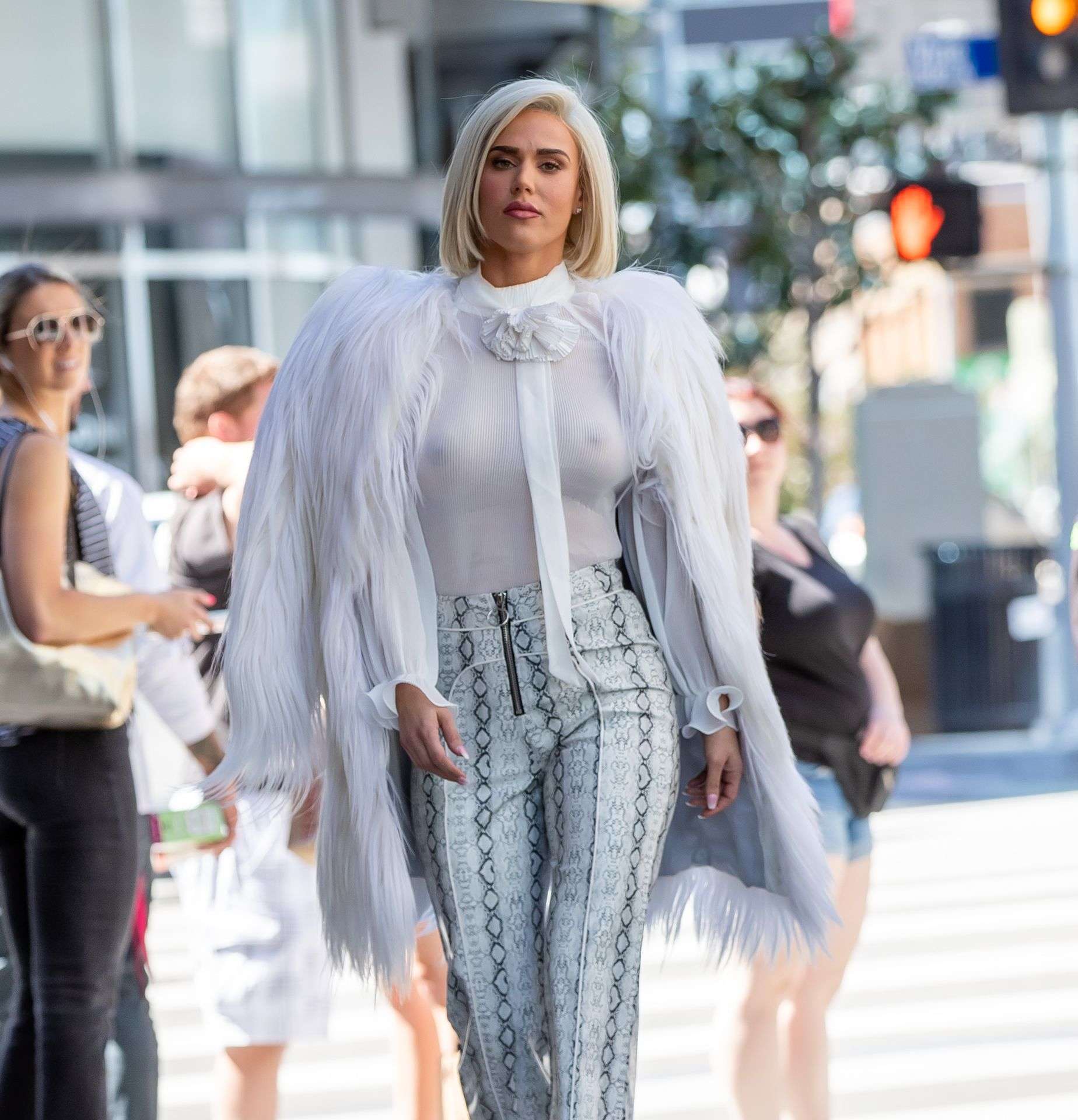 C.J. "Lana" Perry Out and About in Hollywood