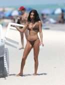 Chantel Jeffries and Sarah Snyder in a Bikini at Miami Beach