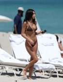 Chantel Jeffries and Sarah Snyder in a Bikini at Miami Beach