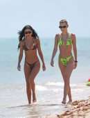 Chantel Jeffries and Sarah Snyder in a Bikini at Miami Beach