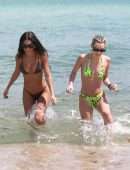 Chantel Jeffries and Sarah Snyder in a Bikini at Miami Beach