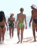 Chantel Jeffries and Sarah Snyder in a Bikini at Miami Beach