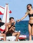 Danielle Knudson in Bikini on a Boat in Miami Beach