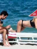Danielle Knudson in Bikini on a Boat in Miami Beach