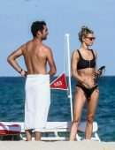 Danielle Knudson in Bikini on a Boat in Miami Beach