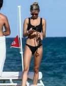 Danielle Knudson in Bikini on a Boat in Miami Beach