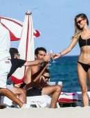 Danielle Knudson in Bikini on a Boat in Miami Beach
