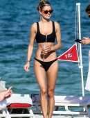 Danielle Knudson in Bikini on a Boat in Miami Beach