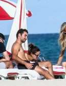 Danielle Knudson in Bikini on a Boat in Miami Beach