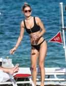 Danielle Knudson in Bikini on a Boat in Miami Beach