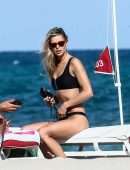 Danielle Knudson in Bikini on a Boat in Miami Beach