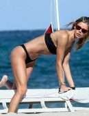 Danielle Knudson in Bikini on a Boat in Miami Beach