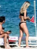 Danielle Knudson in Bikini on a Boat in Miami Beach