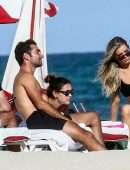 Danielle Knudson in Bikini on a Boat in Miami Beach