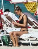 Danielle Knudson in Bikini on a Boat in Miami Beach