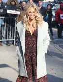 Denise Richards Outside 'Good Morning America' in New York