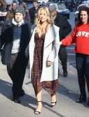 Denise Richards Outside 'Good Morning America' in New York