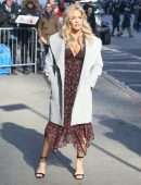 Denise Richards Outside 'Good Morning America' in New York