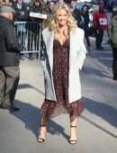 Denise Richards Outside 'Good Morning America' in New York