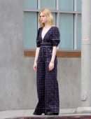 Elle Fanning Filming a Music Video for 'Teen Spirit' in Los Angeles