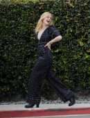 EXCLUSIVE: Elle Fanning Shows Off her Dance Moves while Filming a Music Video for Her New Movie 'Teen Spirit' in Los Angeles