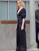 EXCLUSIVE: Elle Fanning Shows Off her Dance Moves while Filming a Music Video for Her New Movie 'Teen Spirit' in Los Angeles