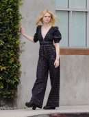 Elle Fanning Filming a Music Video for 'Teen Spirit' in Los Angeles