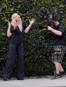 EXCLUSIVE: Elle Fanning Shows Off her Dance Moves while Filming a Music Video for Her New Movie 'Teen Spirit' in Los Angeles