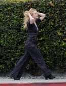 EXCLUSIVE: Elle Fanning Shows Off her Dance Moves while Filming a Music Video for Her New Movie 'Teen Spirit' in Los Angeles