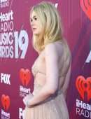 Elle Fanning at iHeartRadio Music Awards 2019 in Los Angeles