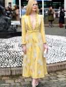 Elle Fanning at the Miu Miu Fashion Show in Paris