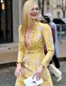 Elle Fanning at the Miu Miu Fashion Show in Paris