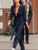 Emily Ratajkowski Braless Cleavage, Out in New York