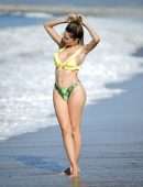 Farrah Abraham in Bikini at Pretty Little Thing Shoot at Malibu Beach