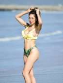 Farrah Abraham in Bikini at Pretty Little Thing Shoot at Malibu Beach