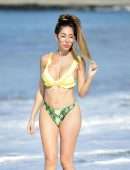 Farrah Abraham in Bikini at Pretty Little Thing Shoot at Malibu Beach