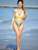 Farrah Abraham in Bikini at Pretty Little Thing Shoot at Malibu Beach