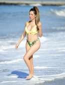 Farrah Abraham in Bikini at Pretty Little Thing Shoot at Malibu Beach