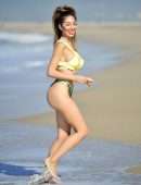 Farrah Abraham in Bikini at Pretty Little Thing Shoot at Malibu Beach