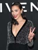 Gal Gadot at Givenchy Show During Paris Fashion Week