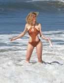Ireland Baldwin in “138 Water” Swimsuit Photoshoot Candids in Malibu