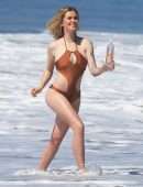 Ireland Baldwin in “138 Water” Swimsuit Photoshoot Candids in Malibu