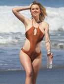 Ireland Baldwin in “138 Water” Swimsuit Photoshoot Candids in Malibu