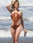 Ireland Baldwin in “138 Water” Swimsuit Photoshoot Candids in Malibu