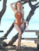Ireland Baldwin in “138 Water” Swimsuit Photoshoot Candids in Malibu